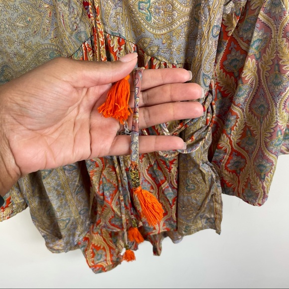 Karma Highway Boho Mixed Print Kimono Romper - Picture 5 of 15